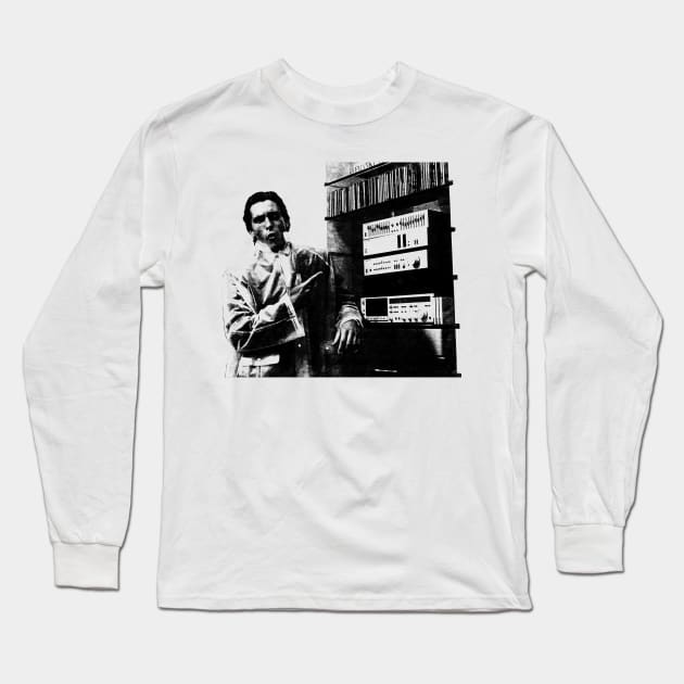 Retro American Psycho Long Sleeve T-Shirt by tykler